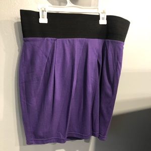 FOREVER 21 PURPLE MINI SKIRT